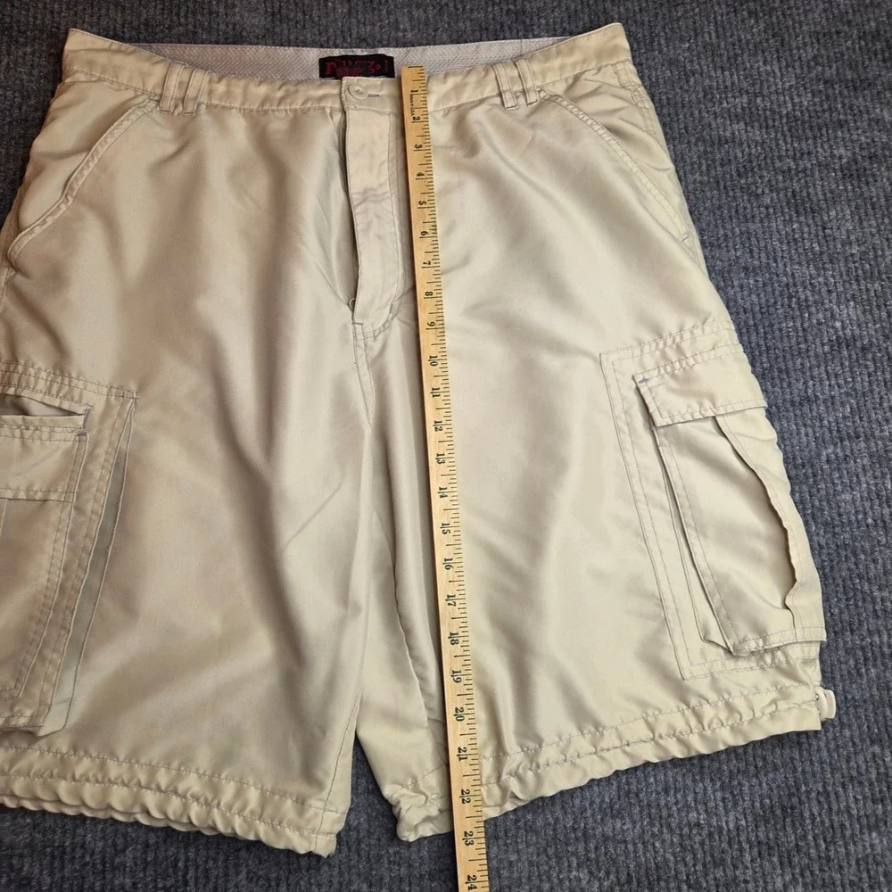 Plugg Jeans‎ Co. Men's Size 38 Beige Cargo Shorts Casual Relaxed Fit